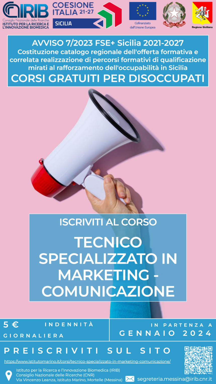 Tecnico specializzato in marketing – Comunicazione Tecnico specializzato in marketing – Comunicazione